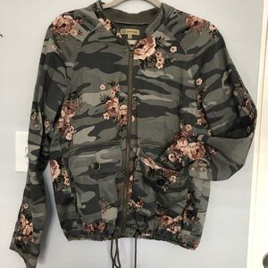 Peony Army Jacket
